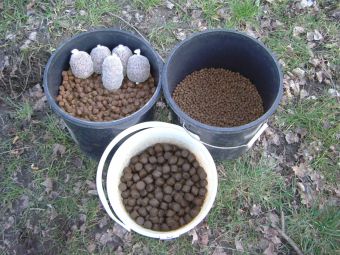 Pellets de 7, 15mm extrudés et 25mm de pêche