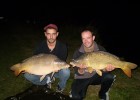 Le duo de la pêche de nuit  une de 8kg500 pour Willy et une de 10kg500 pour moi!