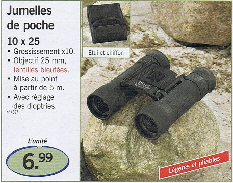 jumelles de poche