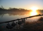 Un lever de soleil sympathique après une nuit à -7°C.