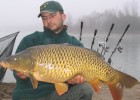 Prise en bordure avec une bouillette pêche melba maison de 14 mm