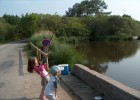 partie de pêche à  4 ans demi et 6 ans