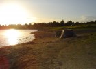 voici l'etang de la bultière avec son beau coucher de soleil