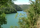 Les gorges du tarn sur le barrage du Pinet 2008