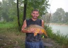 Une Miroir de 6Kg, d'une couleur splendide, l'orage ne lui a pas coupé l'appétit