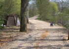 chemin au bord de l'étang