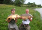 Avec deux superbe poissons