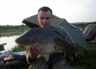 Matthieu avec un joli poisson de 13.5kg