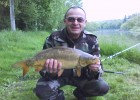 mon pote patrick avec une miroir de 3kg200 . c'est un debut prometteur