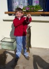 gaëtan et son brochet de 55 cm pris dans le canal de l'oust