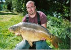 une carpe miroir pecher a pont audemer