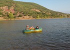 Un petit tour au gamin sur le trés beau lac du Salagou .