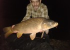 belle prise à la nuit tombée